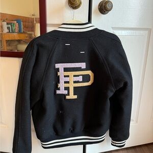 Filling Pieces Black Varsity Jacket